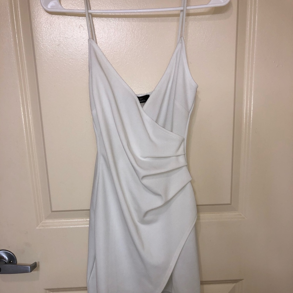 white formal dress